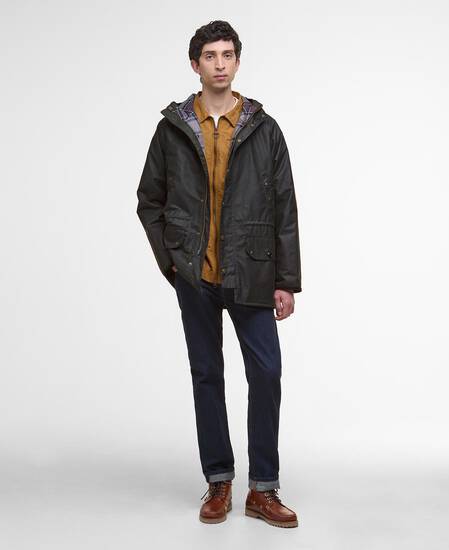 Reel Waxed Parka Sage
