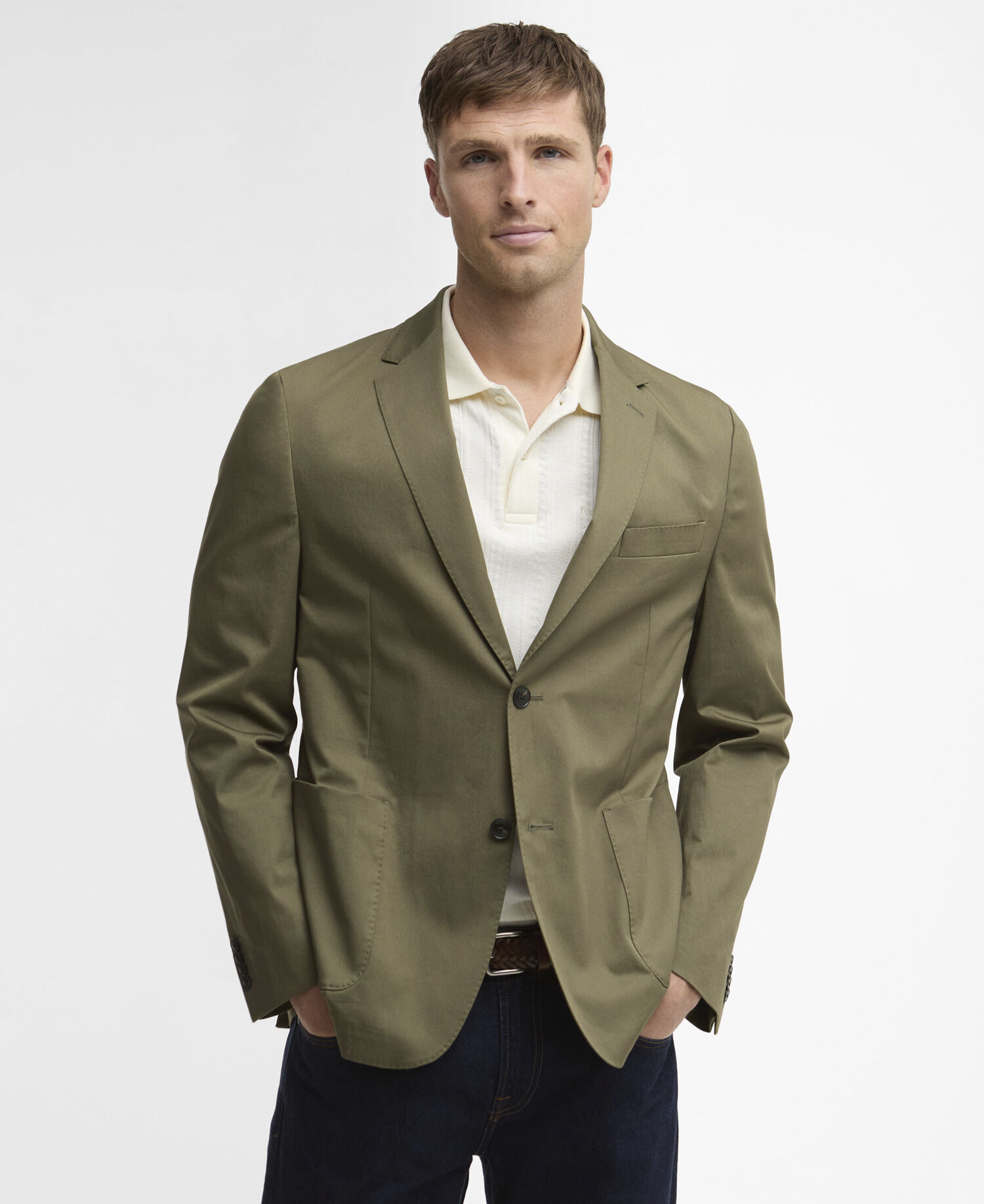 Bellamy Cotton Blazer Olive
