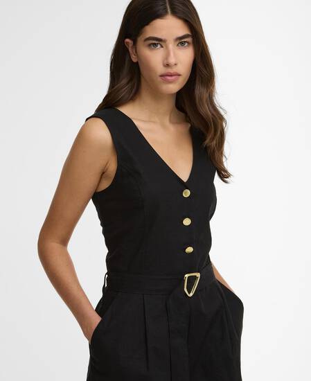 Adriana Playsuit Black