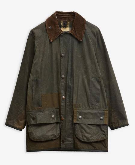 Barbour Re-Loved Beaufort Waxed Jacket - Size 36 Sage