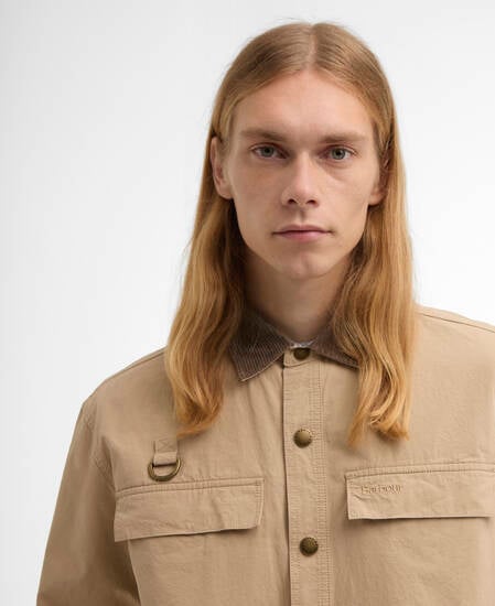 Spey Poplin Overshirt Tan