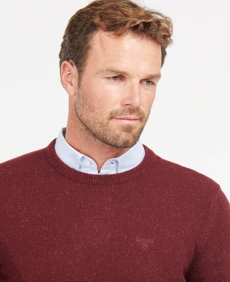 Essential Tisbury Crew-Neck Jumper Ruby