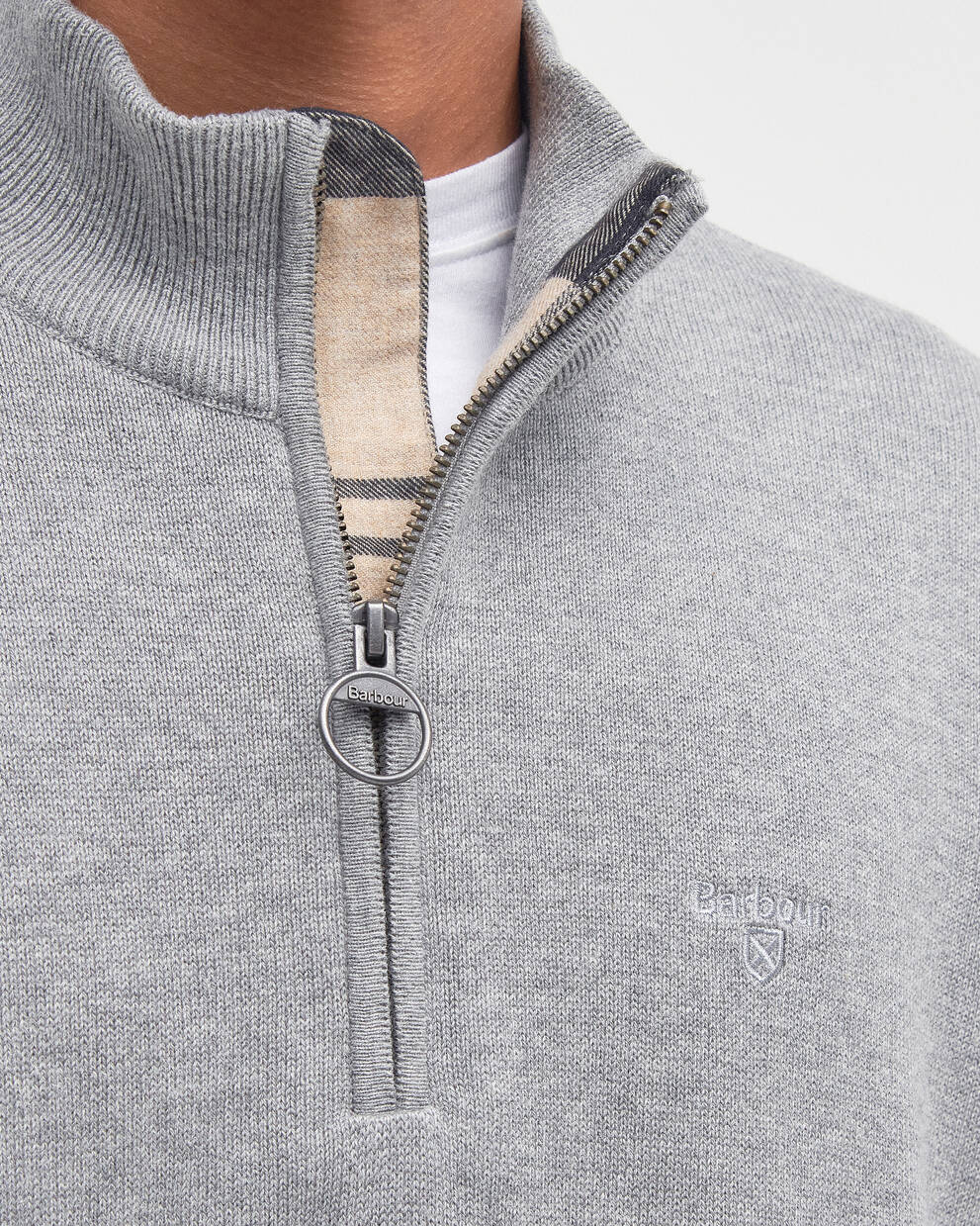 Cotton Half-Zip Jumper
