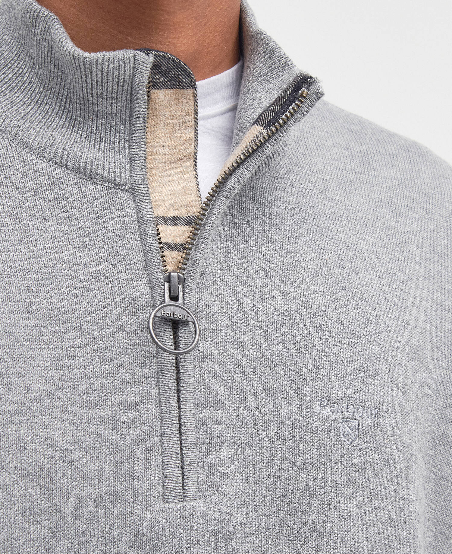 Cotton Quarter-Zip Jumper image number 4