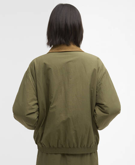 Maureen Reversible Casual Jacket Burnt Olive/Ancient