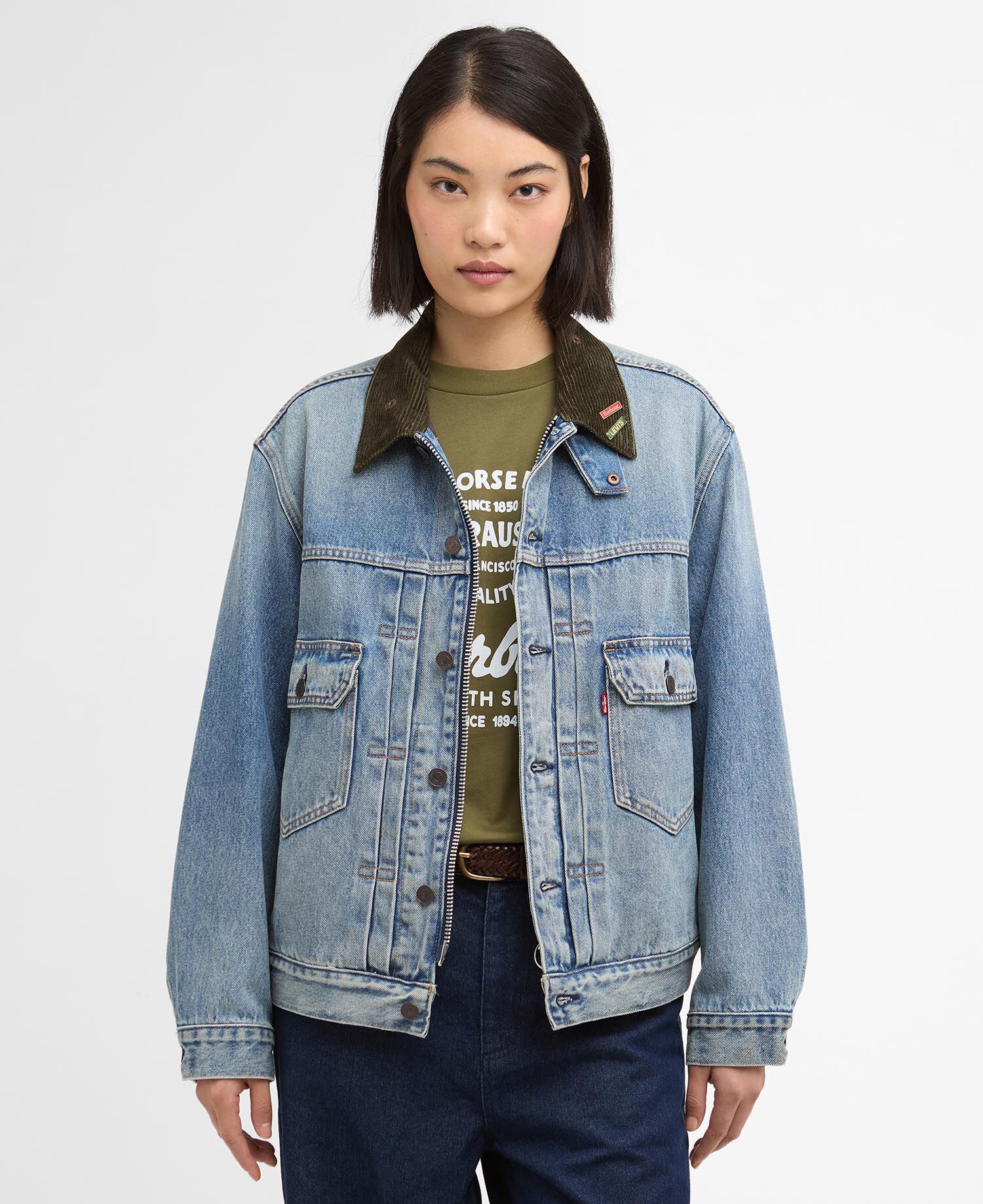 Buy Barbour x Levi's Type II Denim Jacket for N/A 0.0 | BARBOUR_US