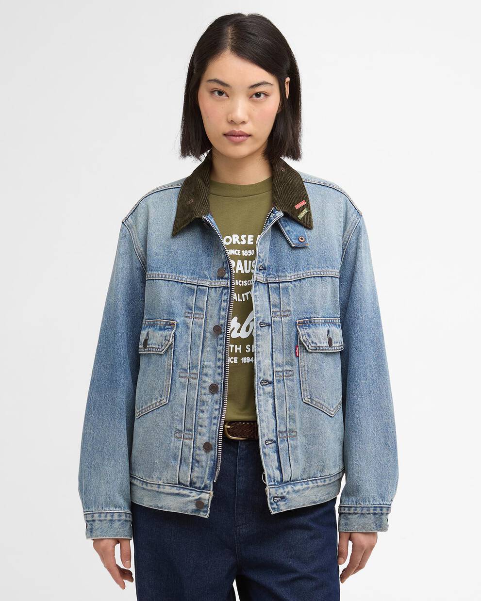 Barbour x Levi&rsquo;s&reg; Jeansjacke Type II