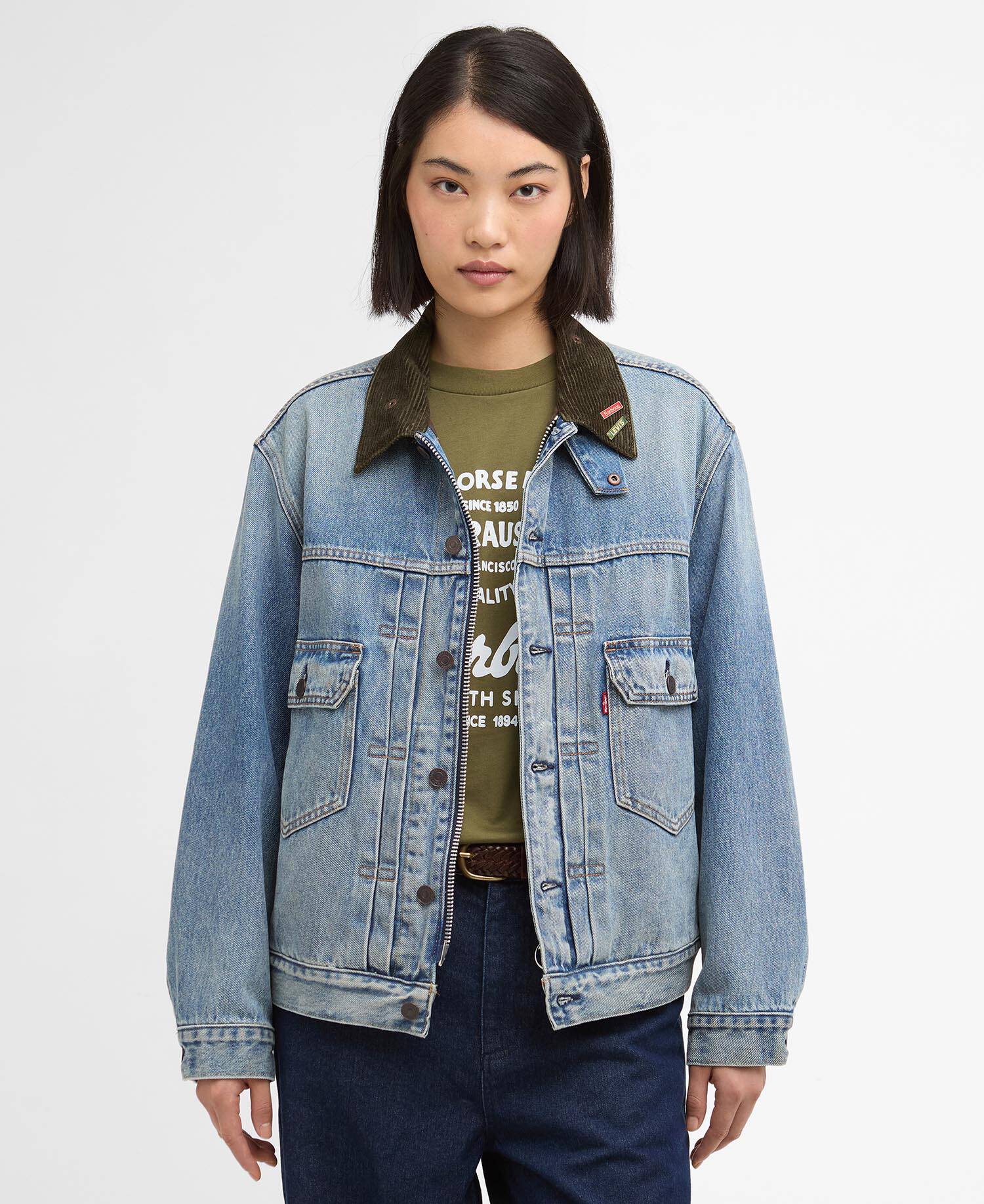 Barbour x Levi's Type II Denim Jacket image number 2