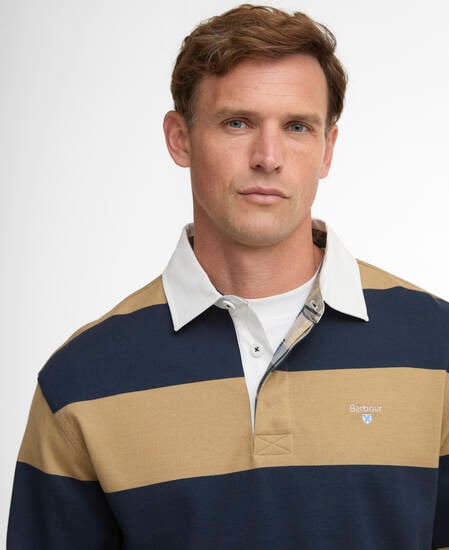Broome Rugby Shirt Navy/Trench
