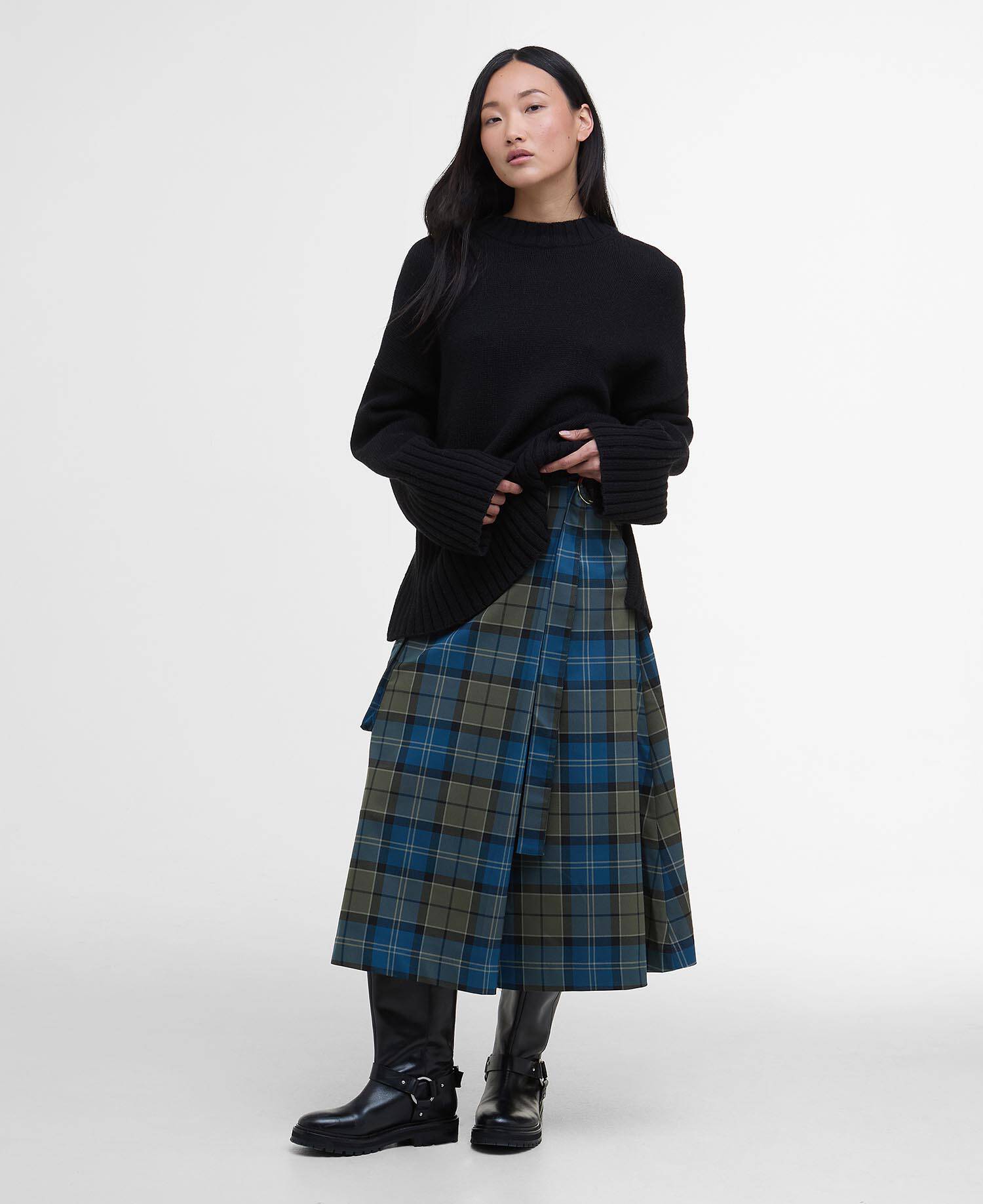 Wilma Tartan Maxi Skirt image number 0