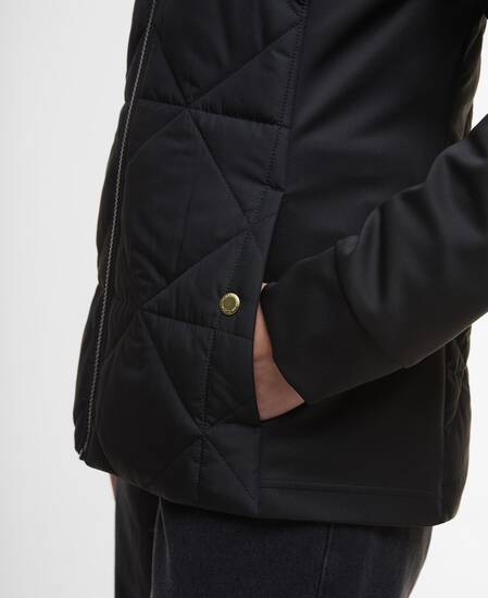 Sweatshirt Kya Quilted Black