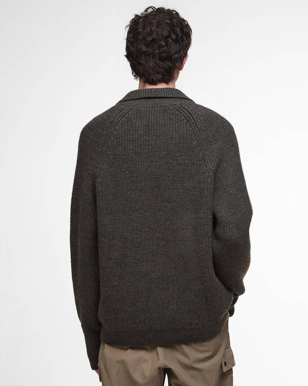 Cardigan lavorato con chiusura a zip Garthman