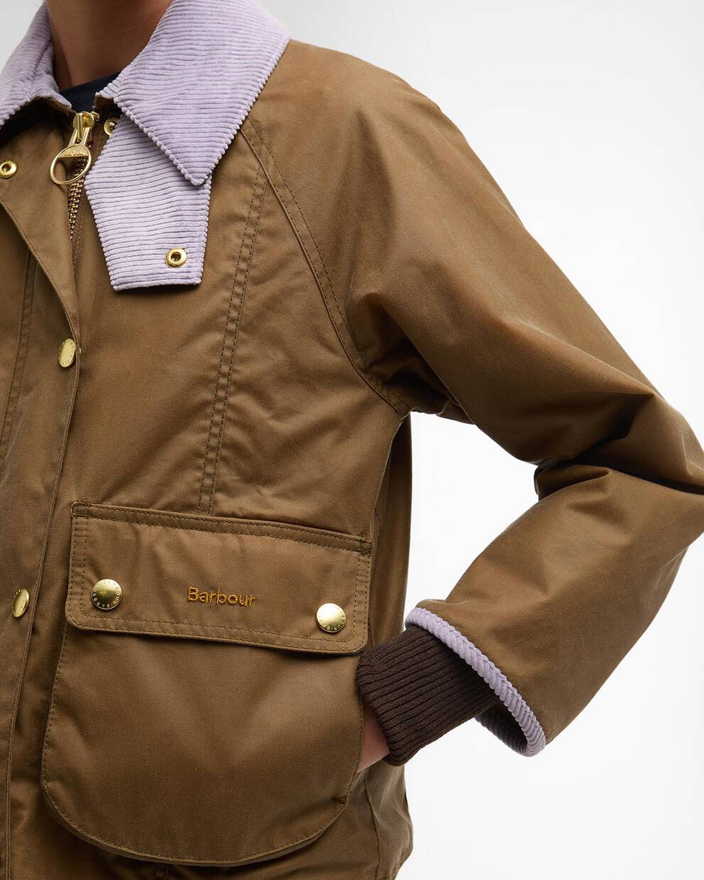 Cropped Beadnell Waxed Jacket