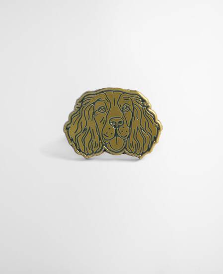 Barbour Spaniel Pin Badge Spaniel Barbour Spaniel Pin Badge Spaniel