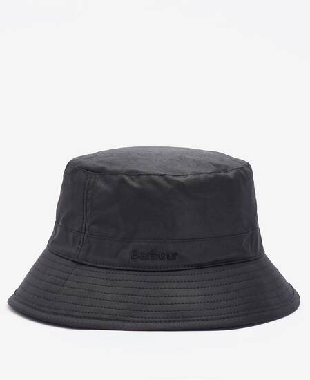 Waxed Bucket Hat Classic Black