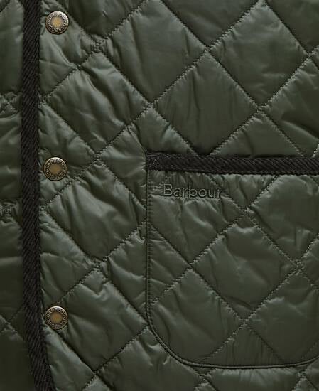 Modern Quilted Waistcoat Olive
