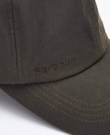 Waxed Sports Cap Olive
