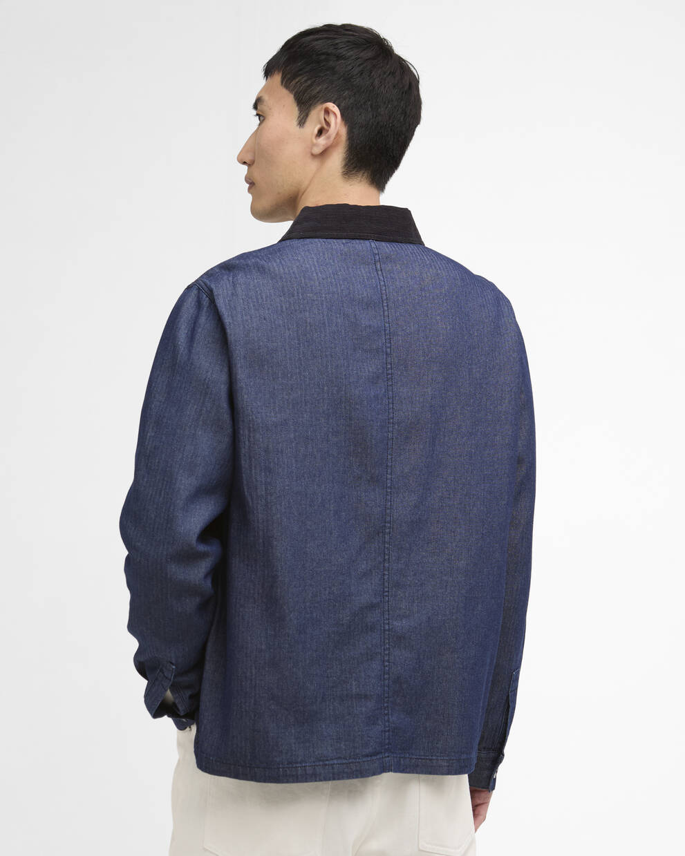 Piligan Herringbone Denim Overshirt