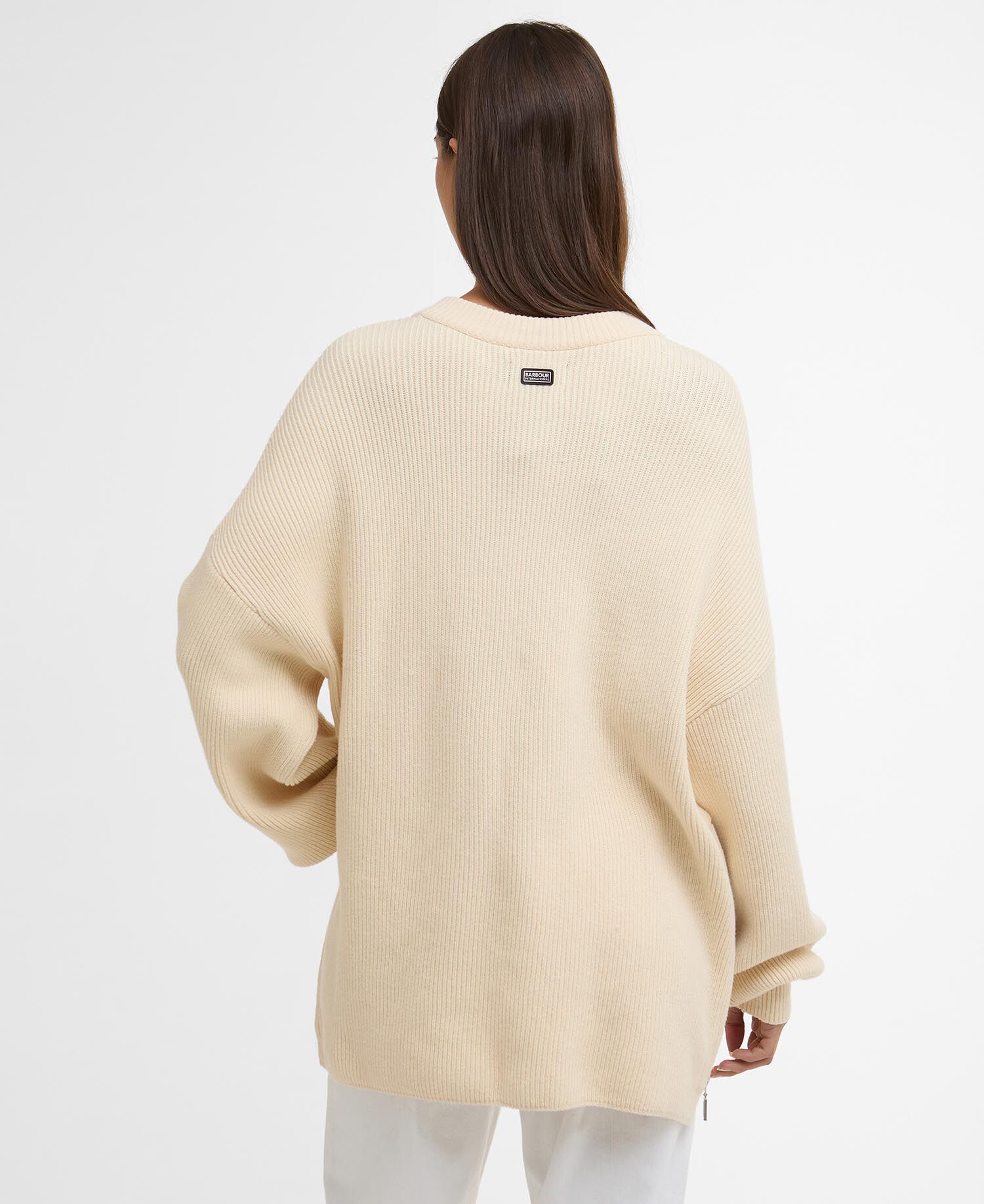 Tara Knitted Jumper Bone White