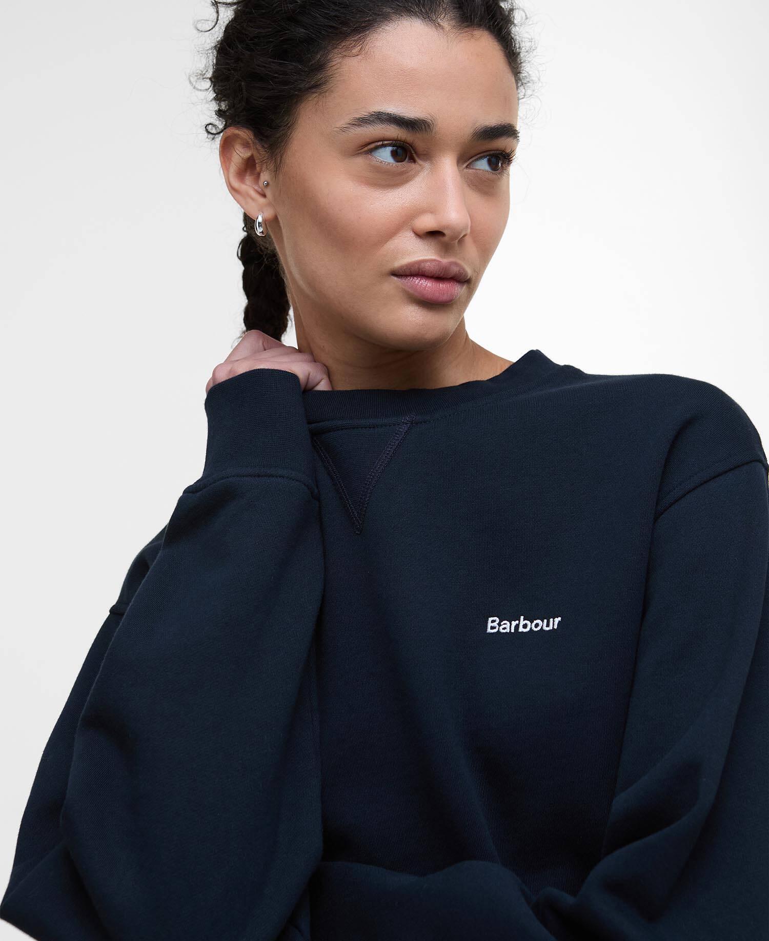 Bede Oversized Sweatshirt Navy image number 3
