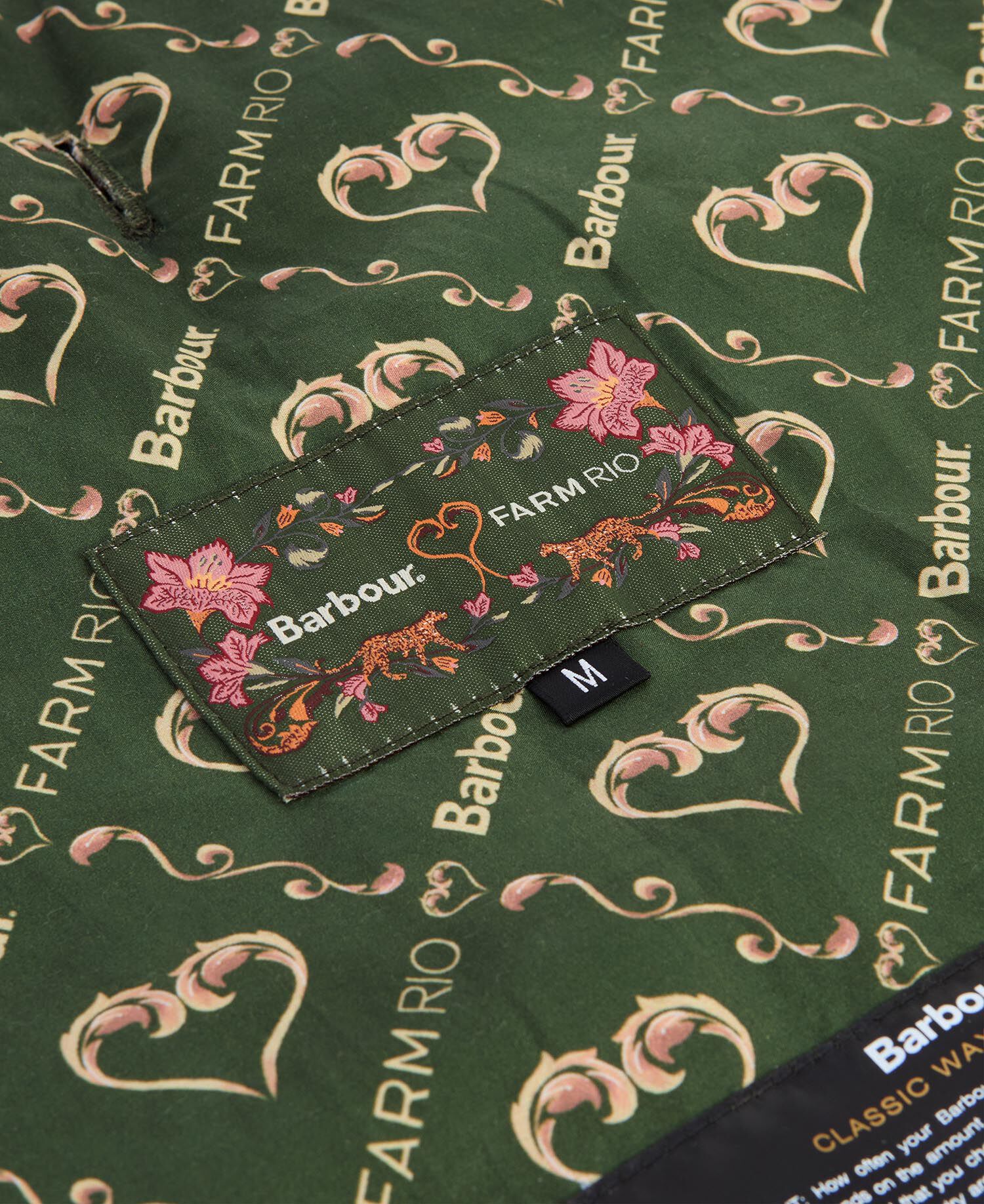 Barbour FARM Rio Pineapple Dog Coat Royal Pineapple