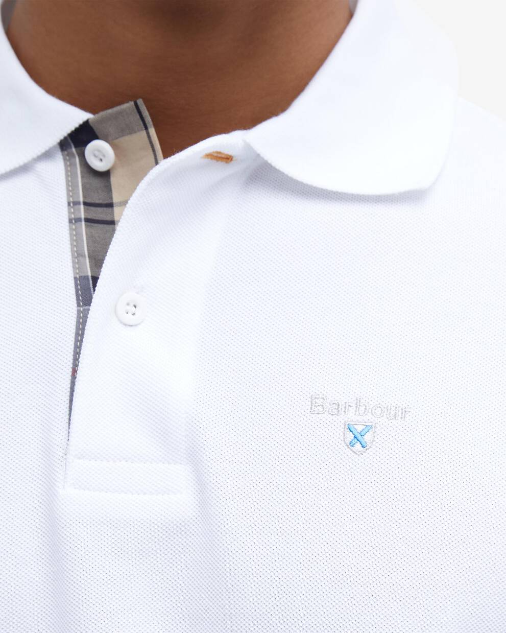 Tartan Pique Polo Shirt