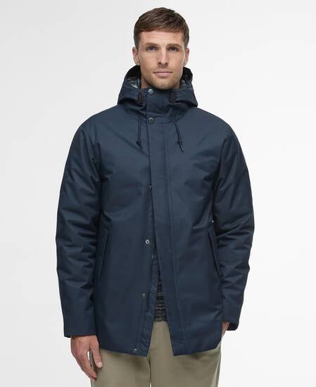 Modern Lorden Showerproof Mac Navy