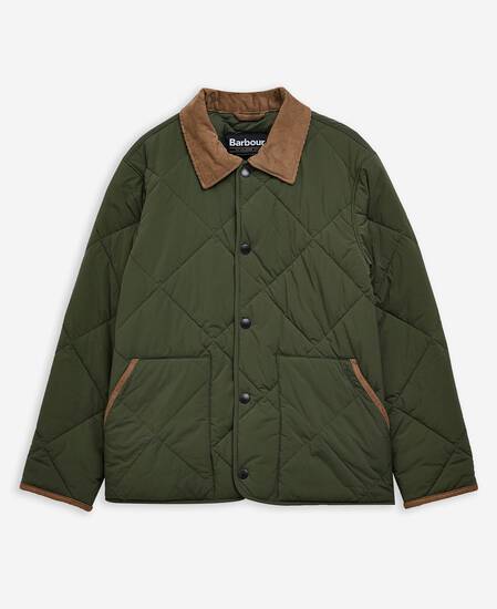 Giacca trapuntata Modified Short Liddesdale Olive