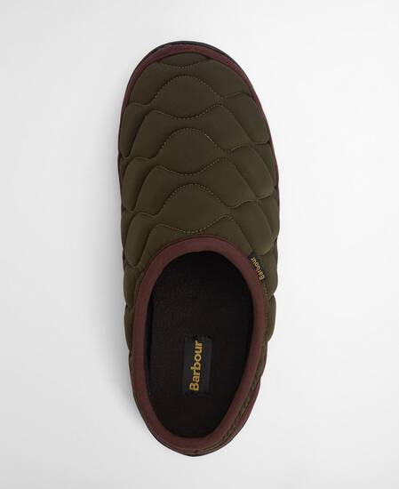 Outdale Slippers Olive/Brown