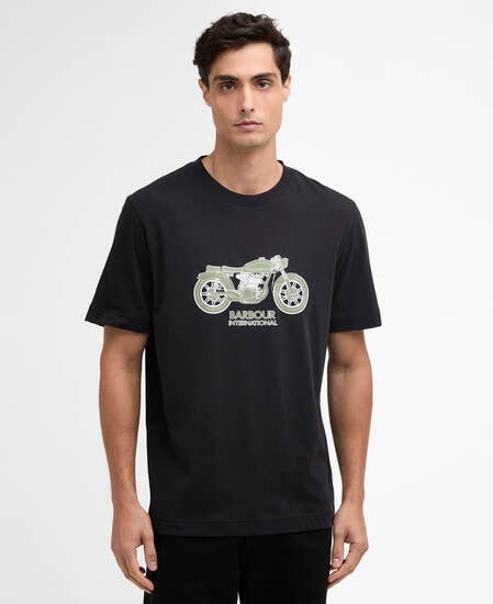 Piston Graphic T-Shirt Black