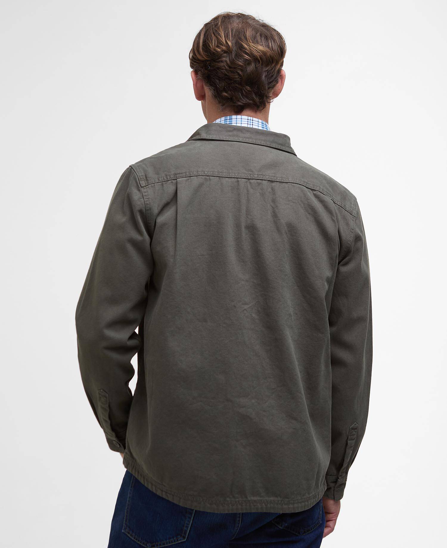 Lingfield Canvas Overshirt Fern image number 2