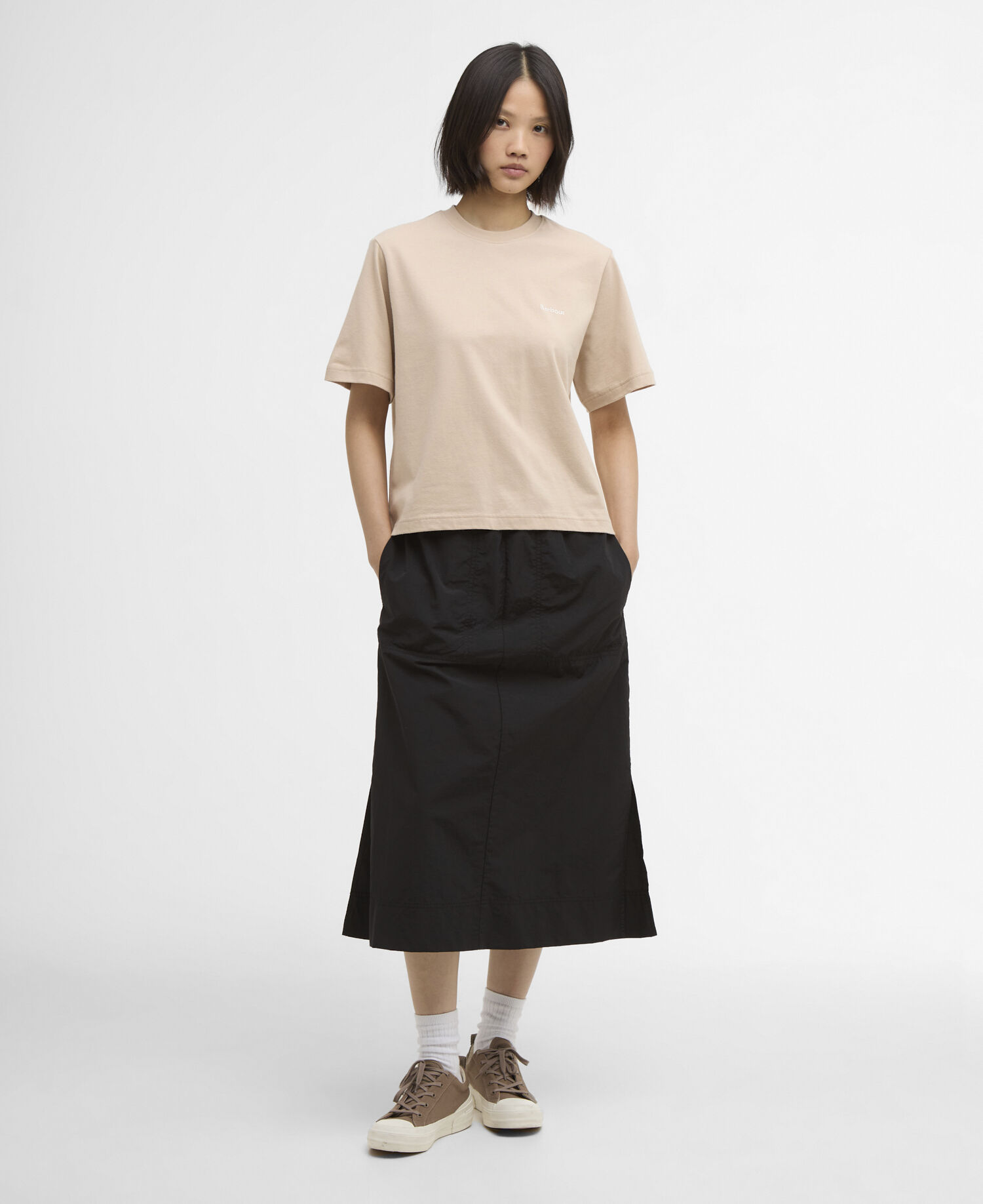 Marjorie T-Shirt Pebble Pink