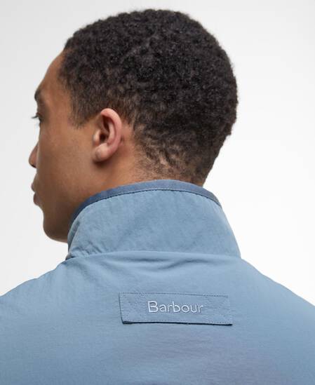 Reversible Fleece Gilet Blue Stone