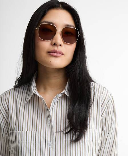 Bethany Square Sunglasses Gold / Tortoise Shell