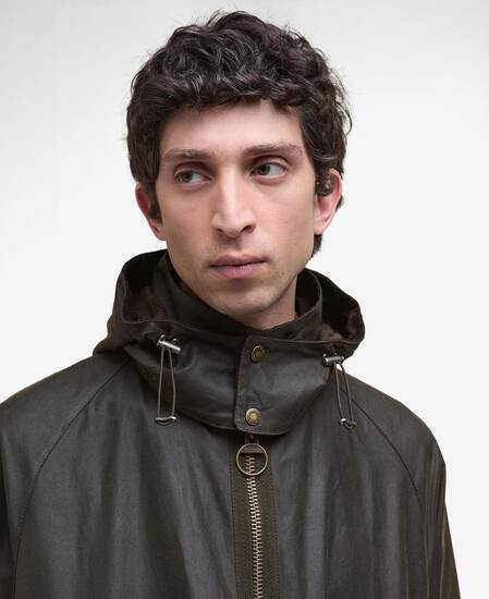 Re-Engineered Bardon Spey Waxed Jacket Olive