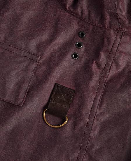 Spey Slim Waxed Jacket Bordeaux