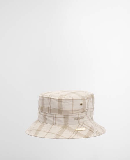 Tartan Transport Bucket Hat Mist Printed Tartan