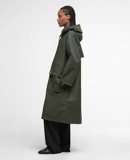 Maude Waterproof Jacket Olive/Ancient Tartan