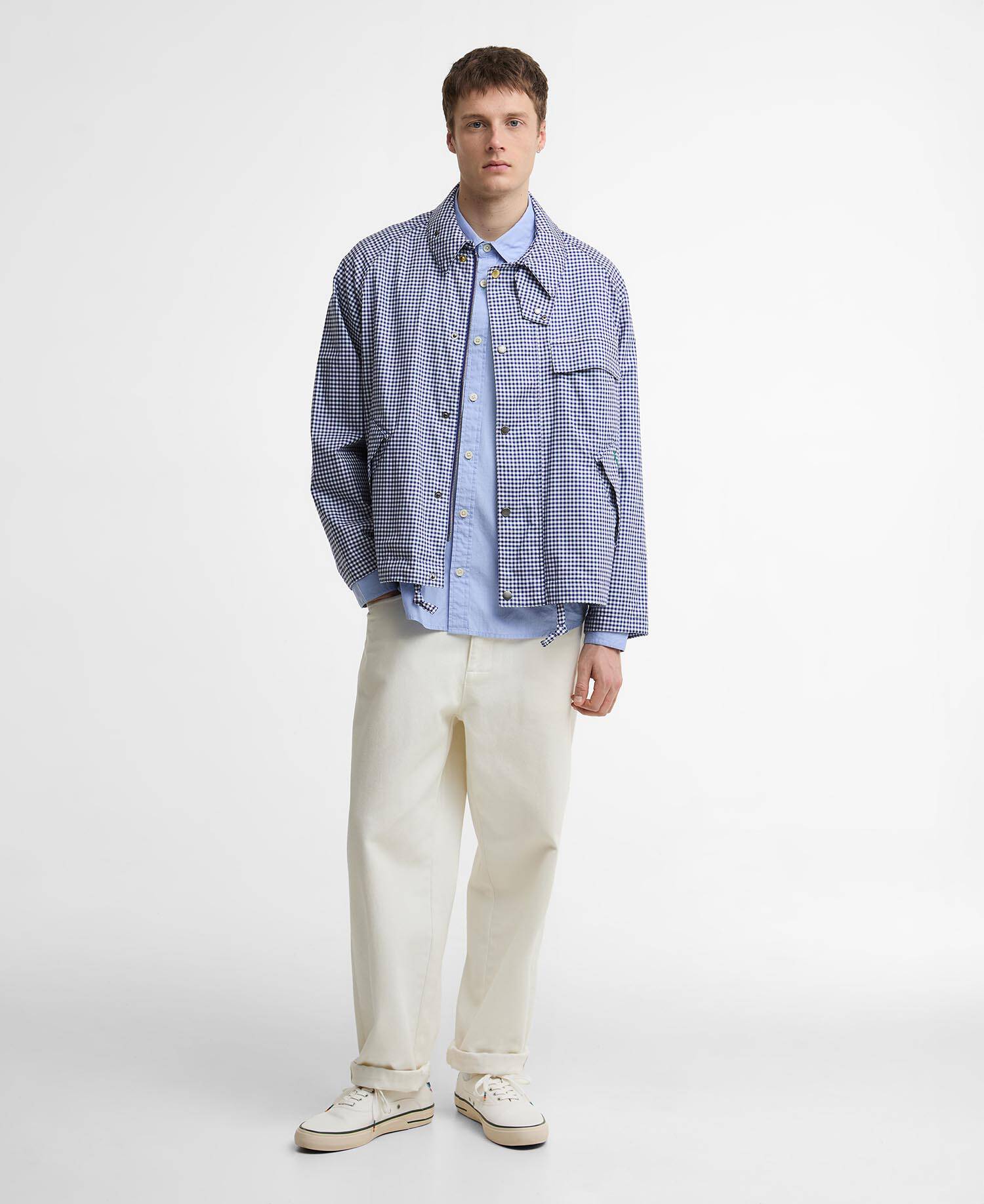 Giacca casual Transport Paul Smith Loves Barbour Navy/White image number 1