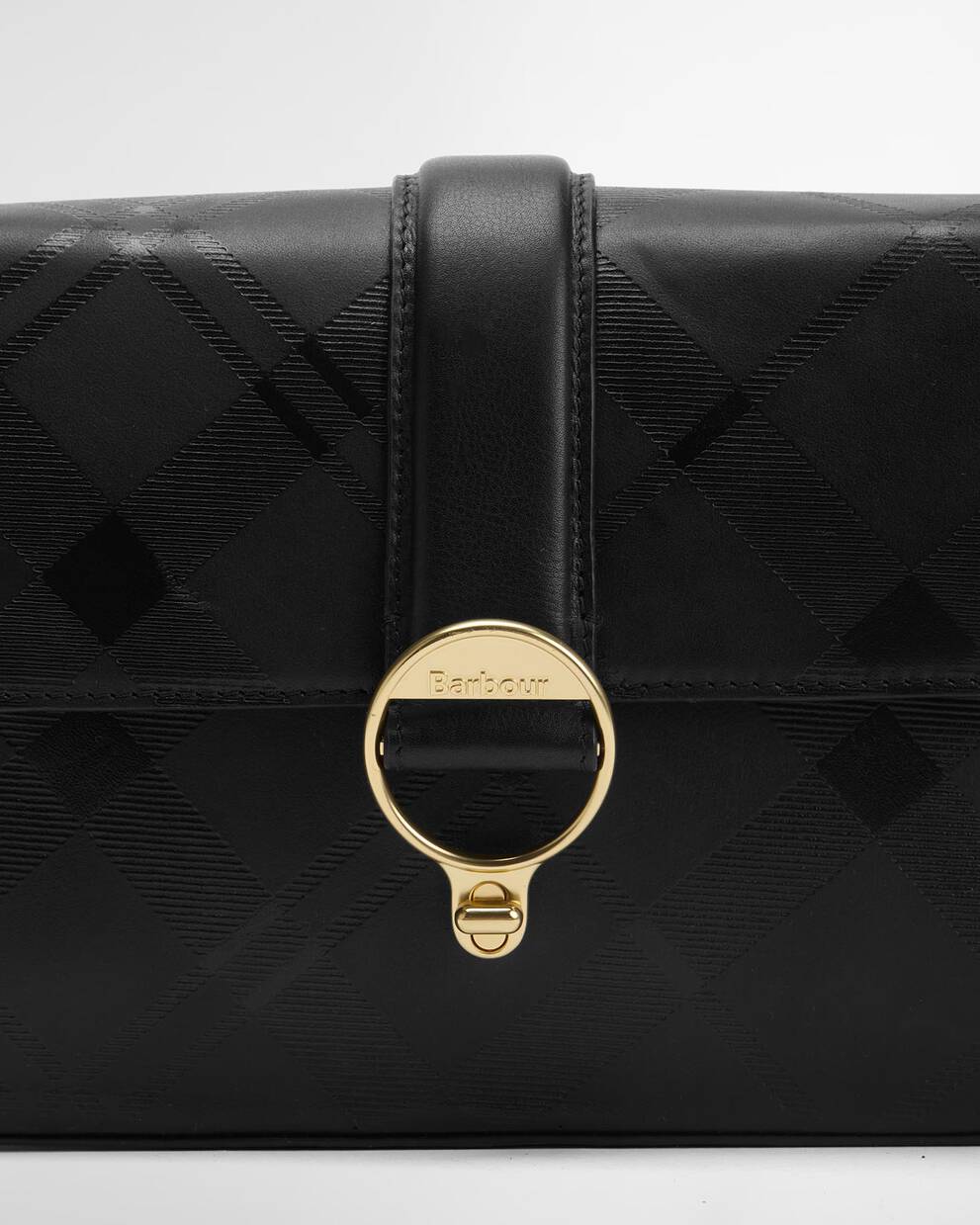 Rosa Deboss Leather Crossbody Bag