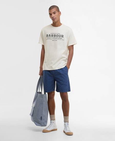 T-shirt con logo Moorside Whisper White T-shirt con logo Moorside Whisper White