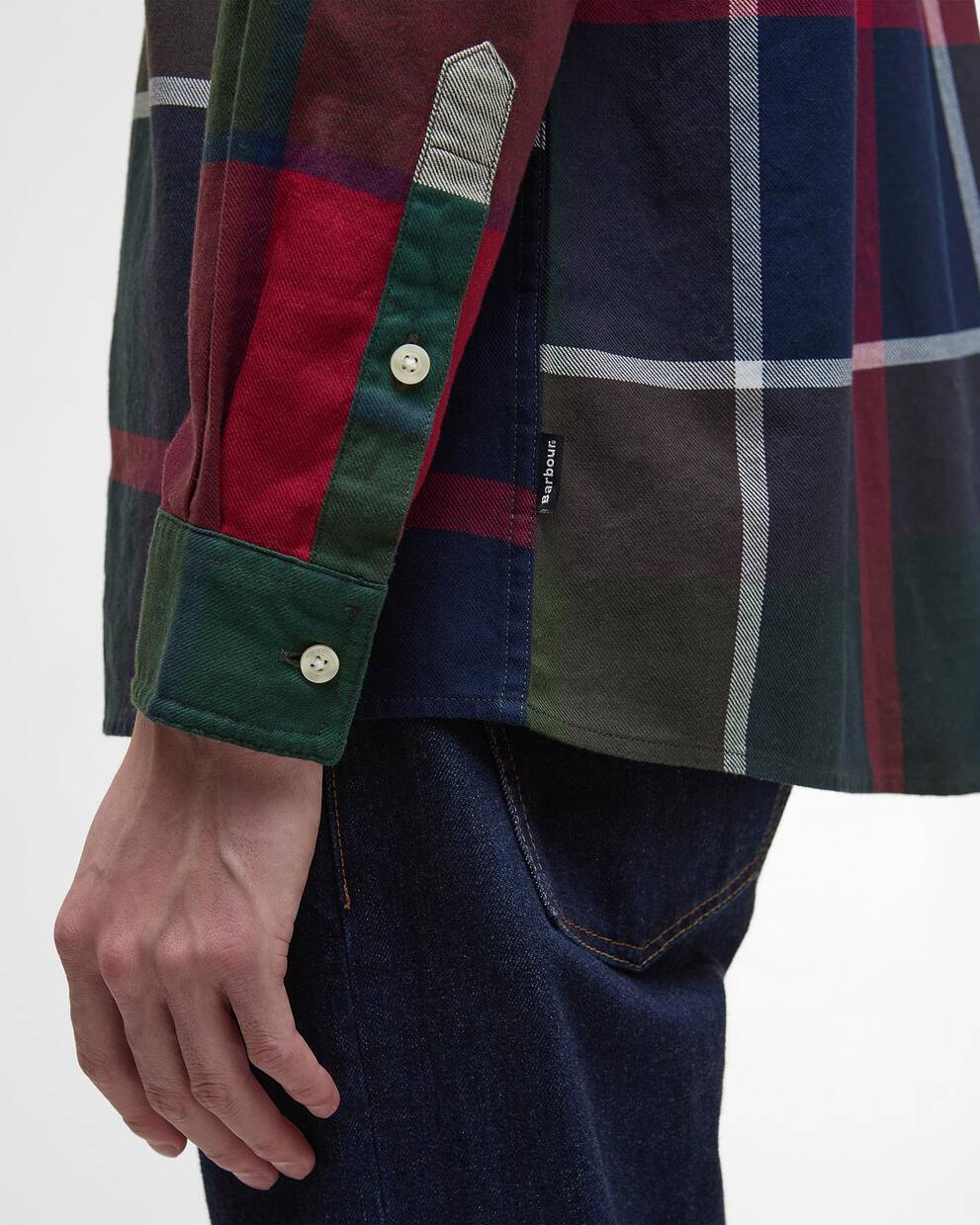 Hemd Patchwork Oversized Tartan