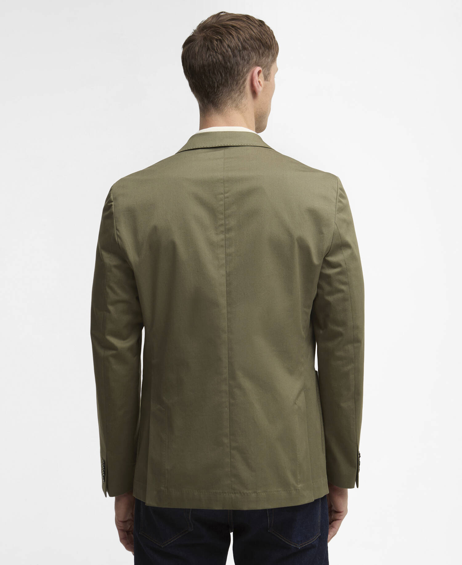 Bellamy Cotton Blazer Olive image number 2