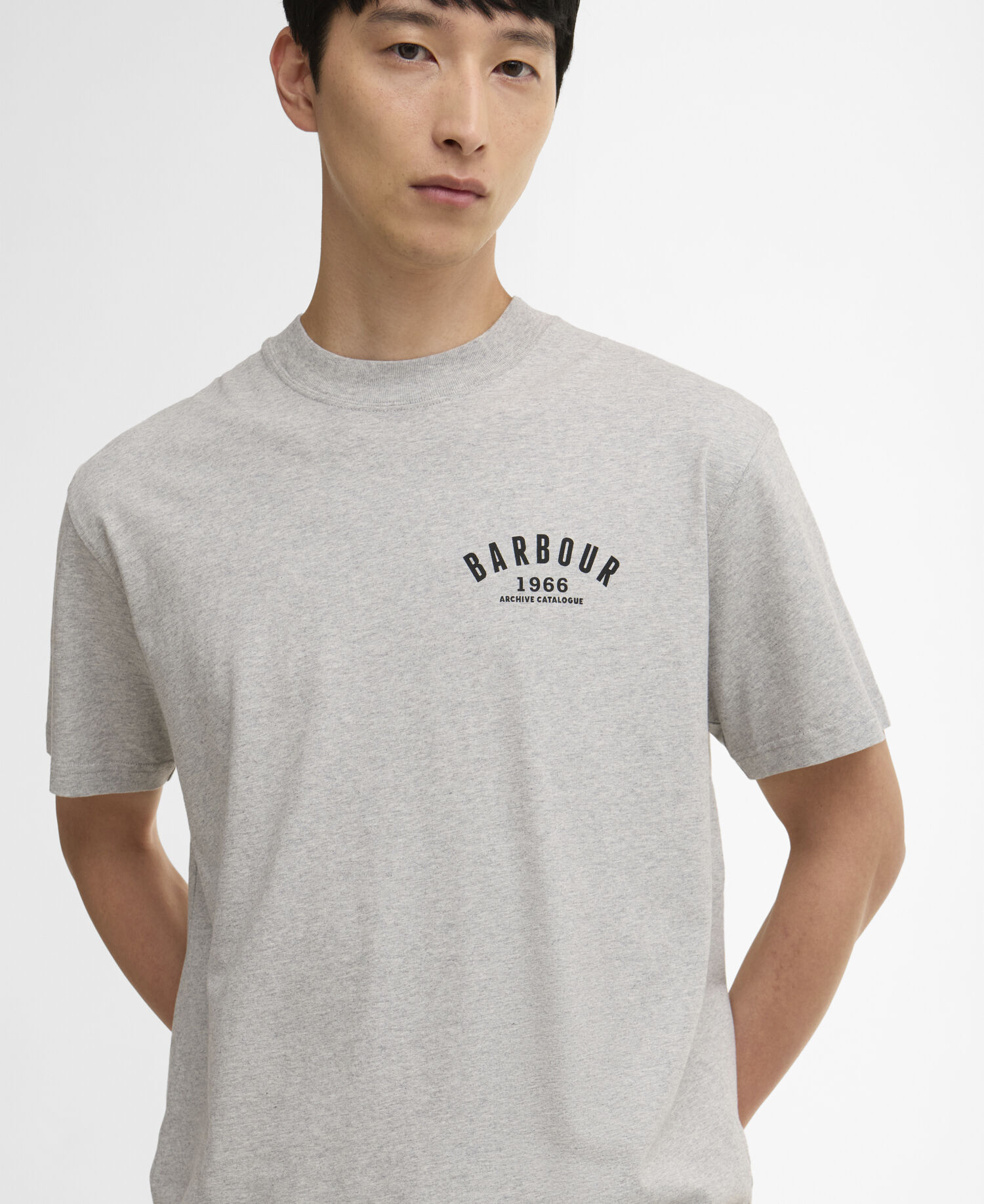 1966 Graphic Oversized T-Shirt Grey Marl
