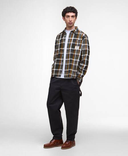 Harton Relaxed Slub Trousers Dark Navy Harton Relaxed Slub Trousers Dark Navy