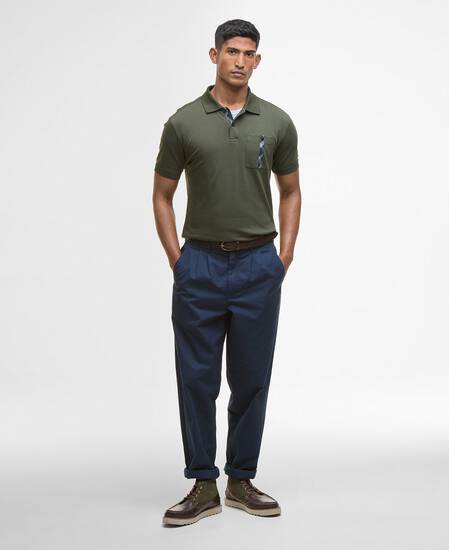 Thornaby Tailored Polo Shirt Mid Olive