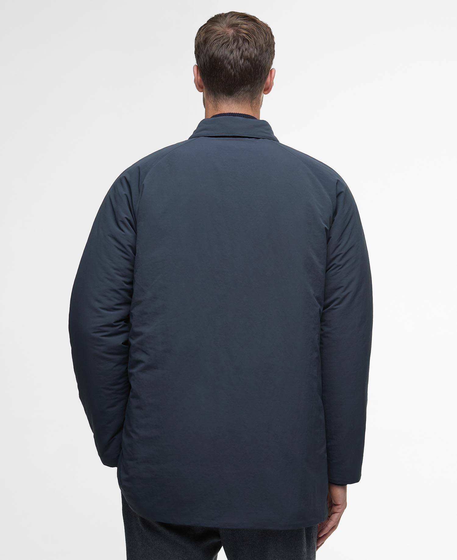 Wadded Lorden Showerproof Mac Dark Navy image number 2