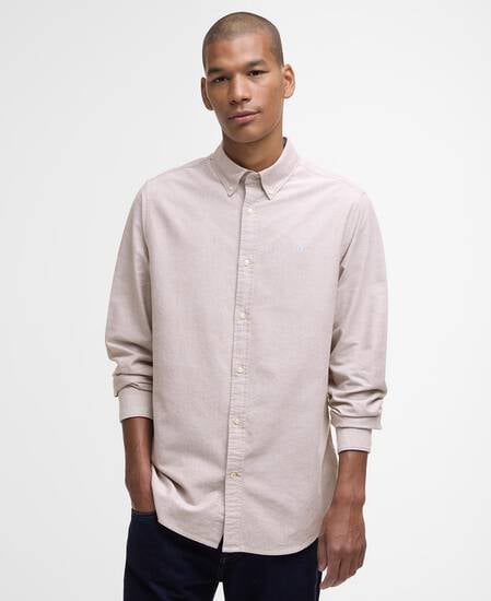 Oxford Tailored Long-Sleeved Shirt Umber