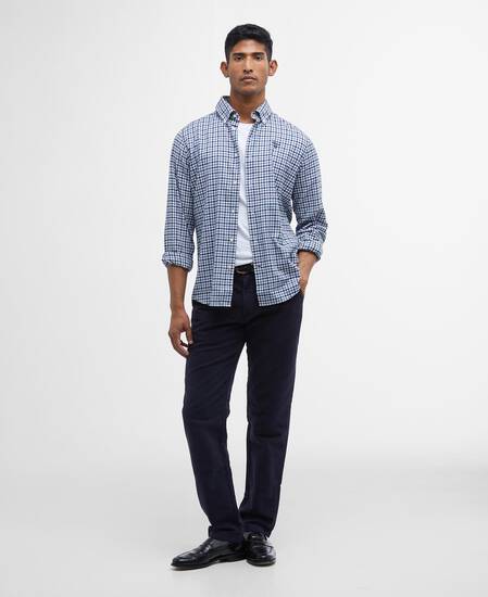 Finkle Tailored Long-Sleeved Shirt Classic Navy