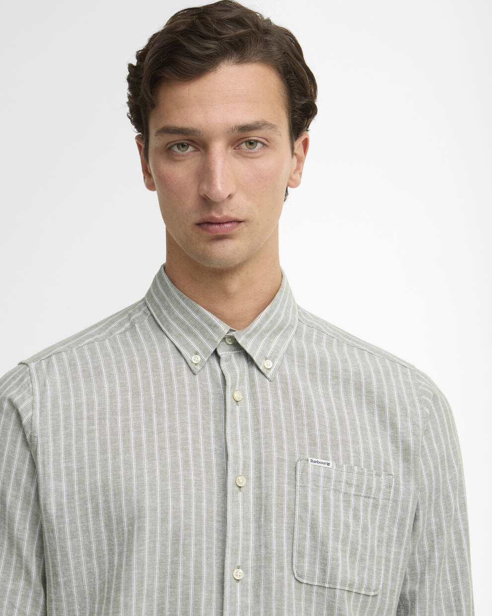 Nelson Striped Long-Sleeved Tailored Shirt